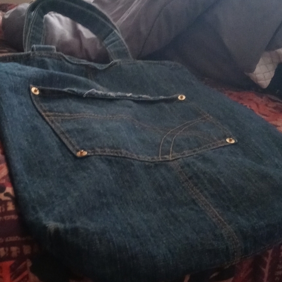 Demin tote bag - Picture 1 of 4